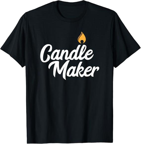 Candle maker callygraphy candle making diy candle makers TShirt